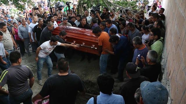 Sepelio de la alcaldesa Gisela Mota.