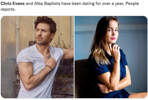 Memes de Chris Evans y su nueva novia