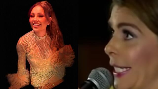 Thalía e Itatí Cantoral cantando La Guadalupana.