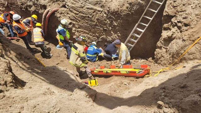 Derrumbe de obra en autopista Toluca-Valle de Bravo dejó a personas atrapadas