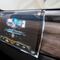 Los autos del futuro podrían tener una pantalla táctil transparente con cristal Swarovski