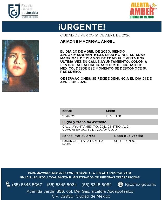 Ficha de búsqueda de Ariadne.