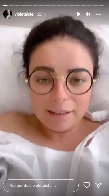 Violeta Isfel se salvó y ya salió del hospital
