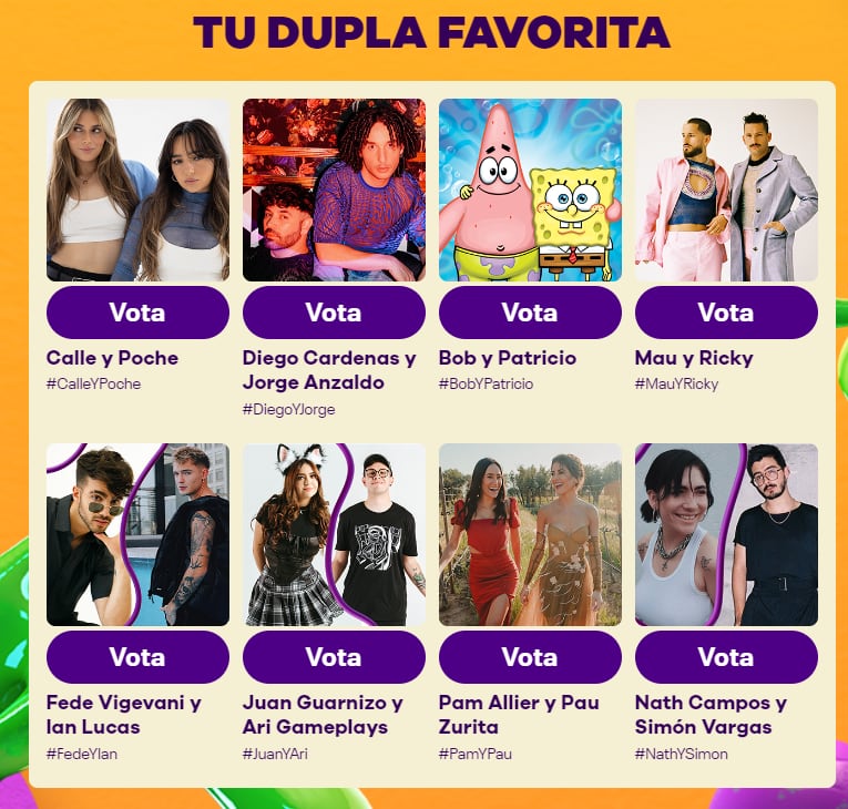 Nominados a los Kids Choice Awards México 2023