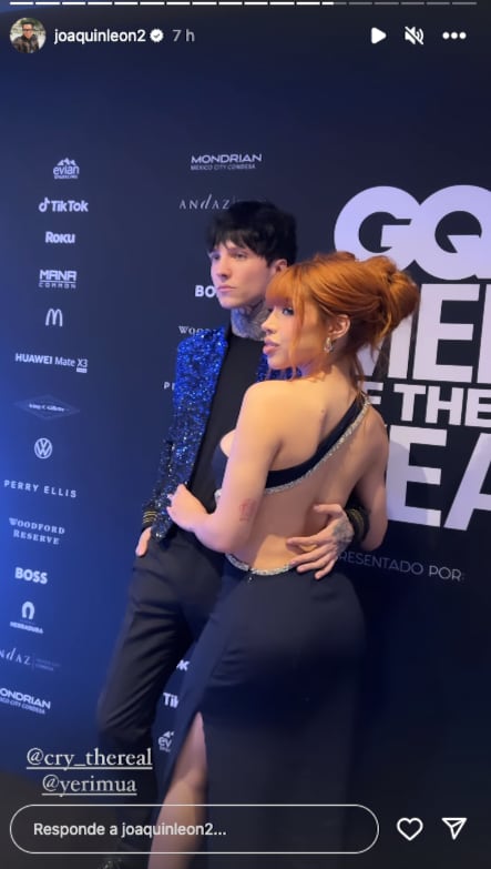 Yeri Mua y Cry asistieron al evento GQ México combinados