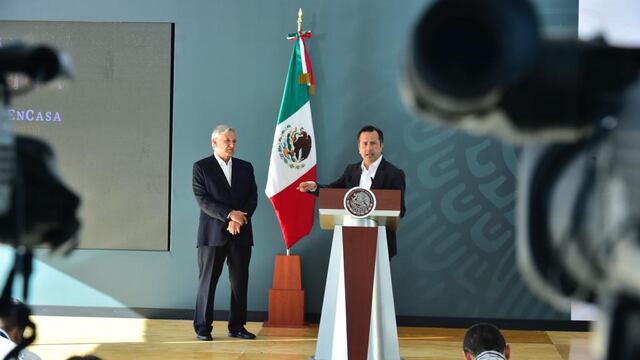 AMLO y Cuitláhuac García.