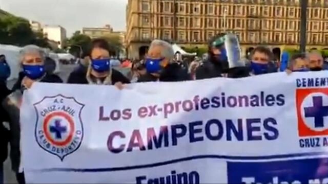 Manifestación de exjugadores