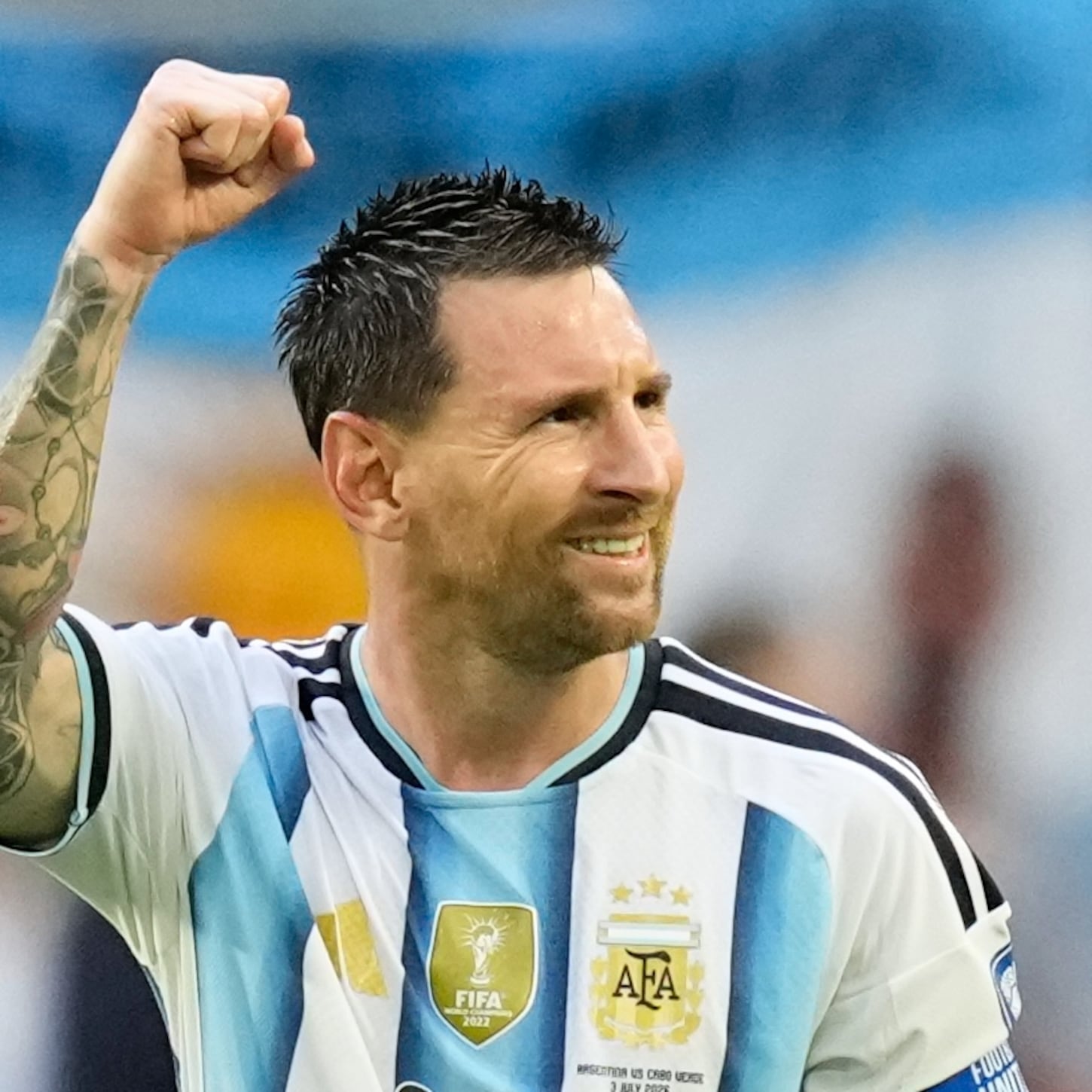 Lionel Messi y Argentina sufren hasta el final para eliminar a Cabo Verde