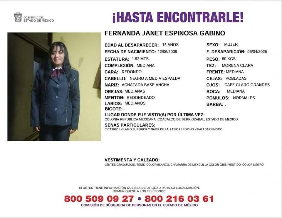 Coacalco: Han desaparecido 6 mujeres en diferentes puntos y esto se sabe