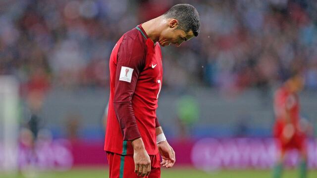 Cristiano Ronaldo en juego de Portugal.