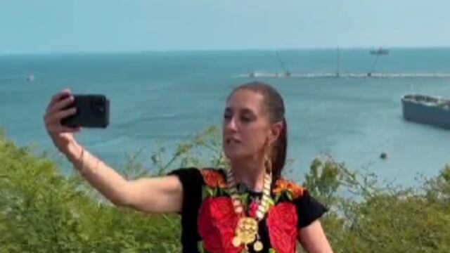 Claudia Sheinbaum presume el Corredor Interoceánico del Istmo de Tehuantepec: “una de las grandes obras del presidente”