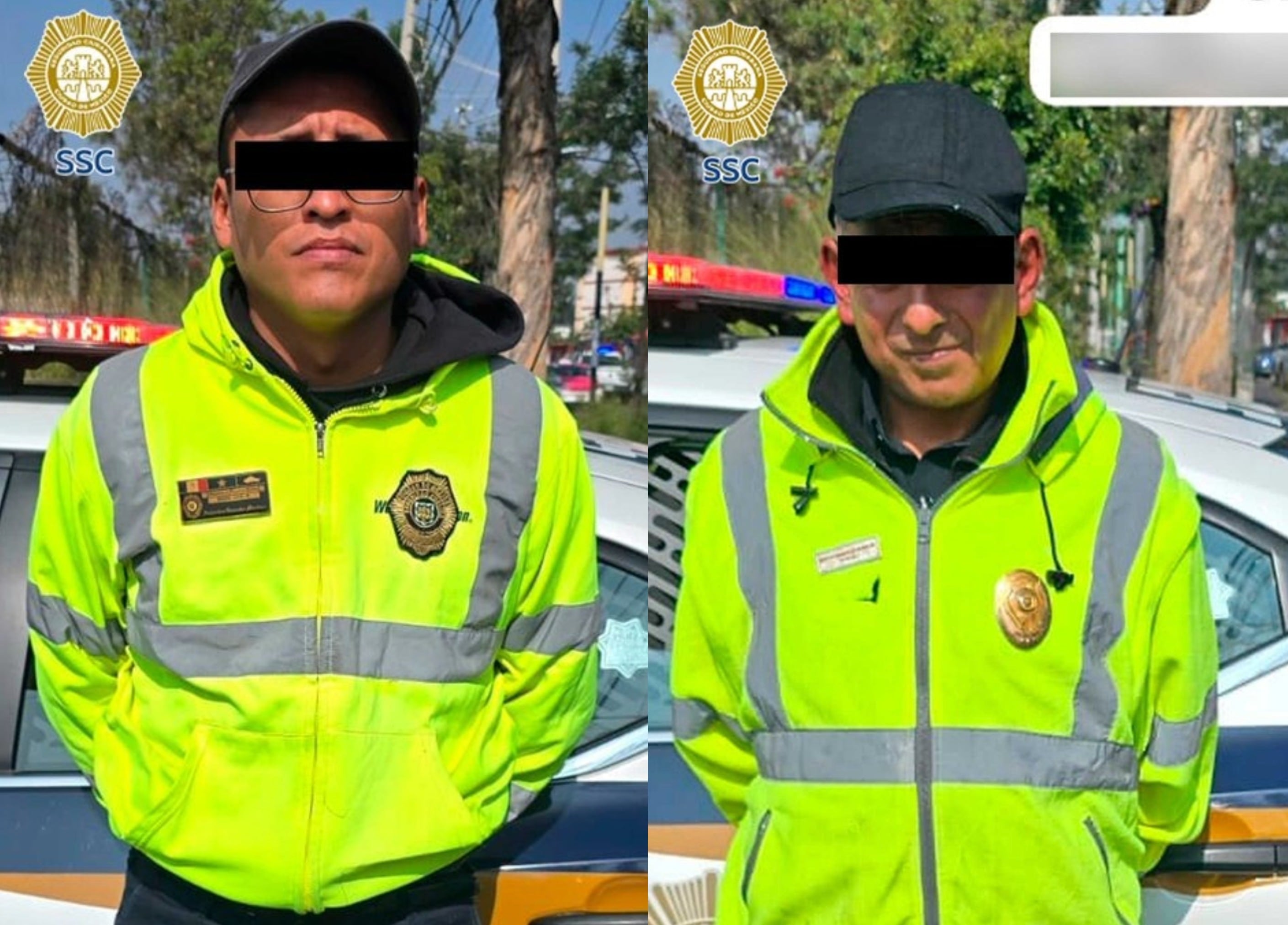 Detienen a dos falsos policías de tránsito en Iztapalapa