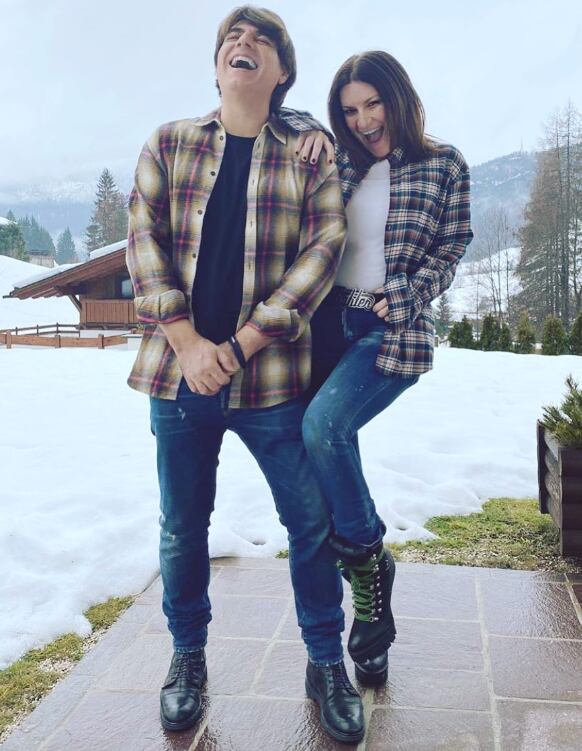 Laura Pausini y Paolo Carta