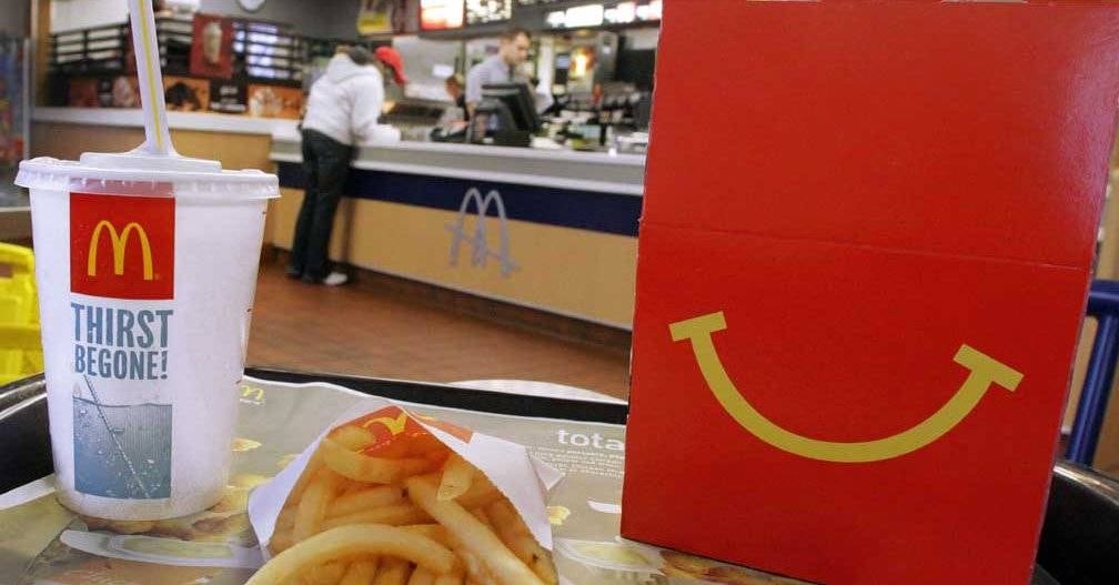 Cajita feliz para niños.