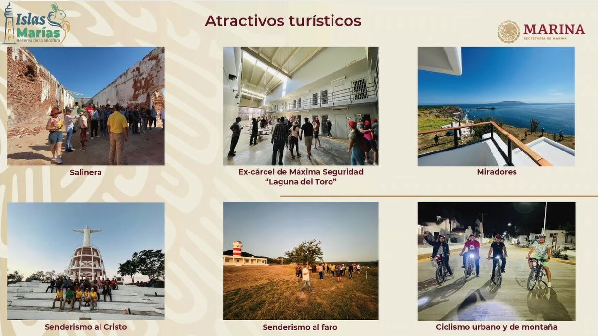 Atractivos turísticos Islas Marías