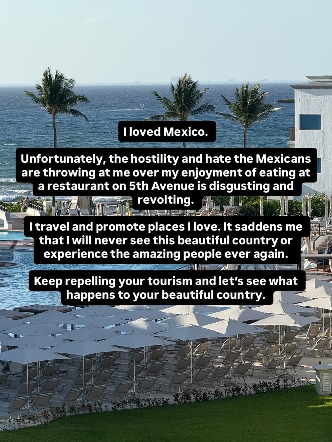 Angela Marie, influencer que explotó contra mexicanos en Playa del Carmen