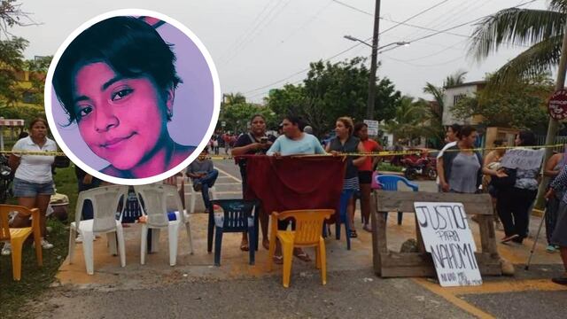 Bloquean entrada a Tecolutla por feminicidio de Estefany Nahomi