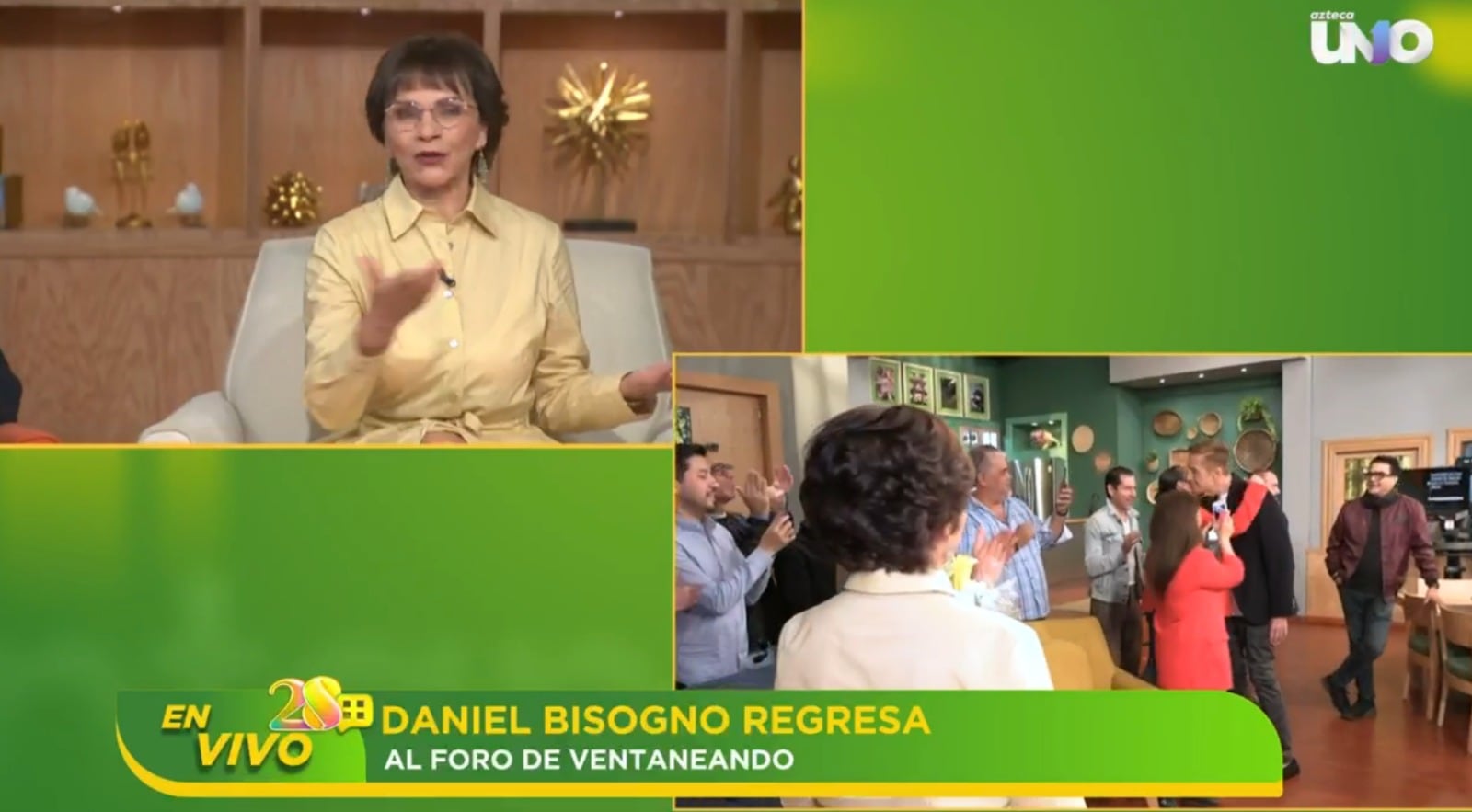 Así llegó Daniel Bisogno a Ventaneando