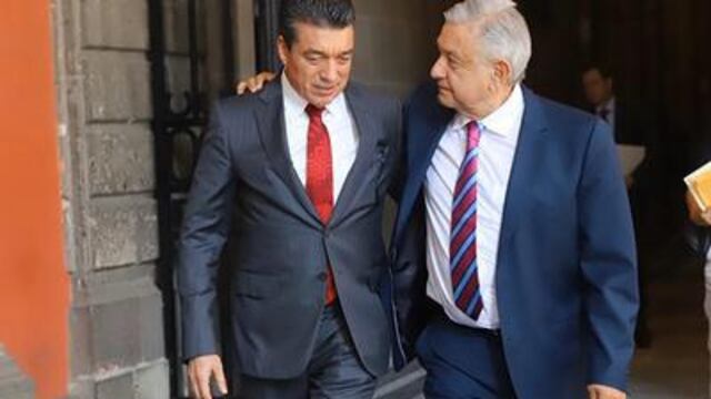 Rutilio Escandón con AMLO.