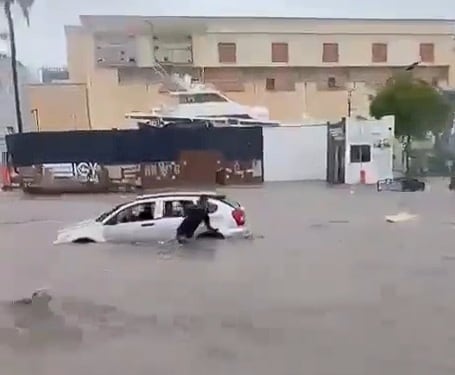 Tormenta tropical Marie se fortalece y deja inundaciones en Baja California Sur