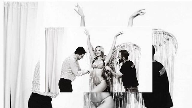 La modelo sudafricana mostró a través de redes sociales dos outfits que utilizará en uno de los desfiles más vistos del mundo. 