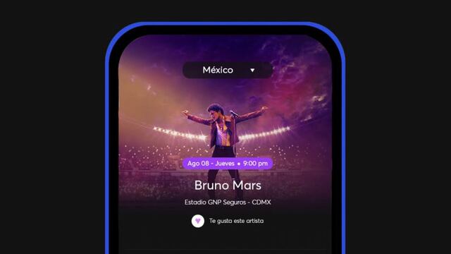 Nueva app Ticketmaster México