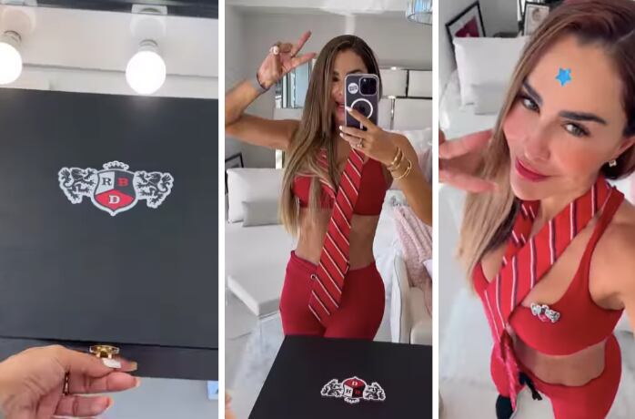 Ninel Conde presume caja de RBD