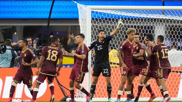 Venezuela contra México en la Copa América.