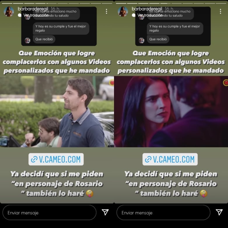 Bárbara de Regil hará videos motivacionales como Rosario Tijeras.