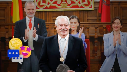 Gonzalo Celorio tras el Premio Cervantes: “Nunca me la voy a quitar”