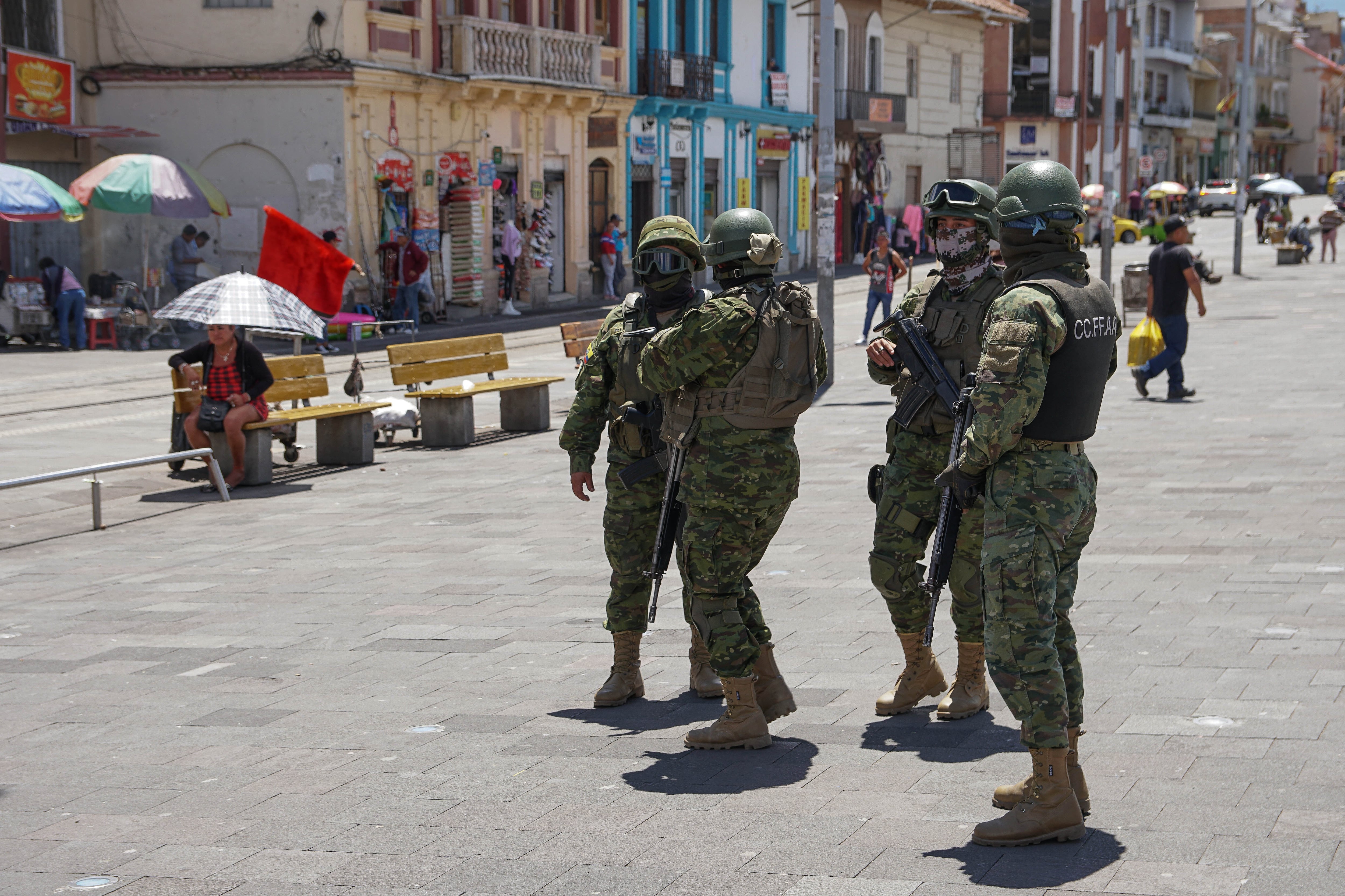 Estado de Excepción en Ecuador impulsó presencia de Fuerzas Armadas en calles y espacios públicos