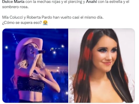 Meme RBD por Dulce María y Anahí.