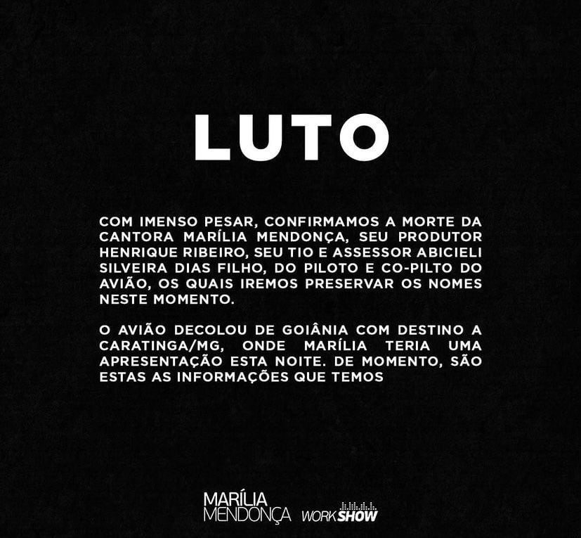 Muere Marília Mendonça