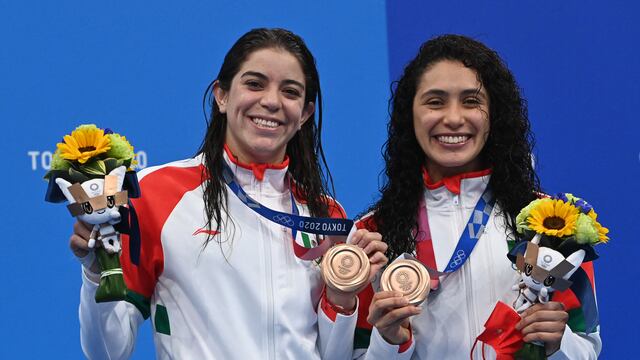 Alejandra Orozco y Gabriela Agúndez, ganadoras de medalla de bronce en Tokio 2021
