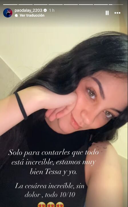 Paola Dalay revela que se encuentra bien de salud con Tessa, hija de José Eduardo Derbez