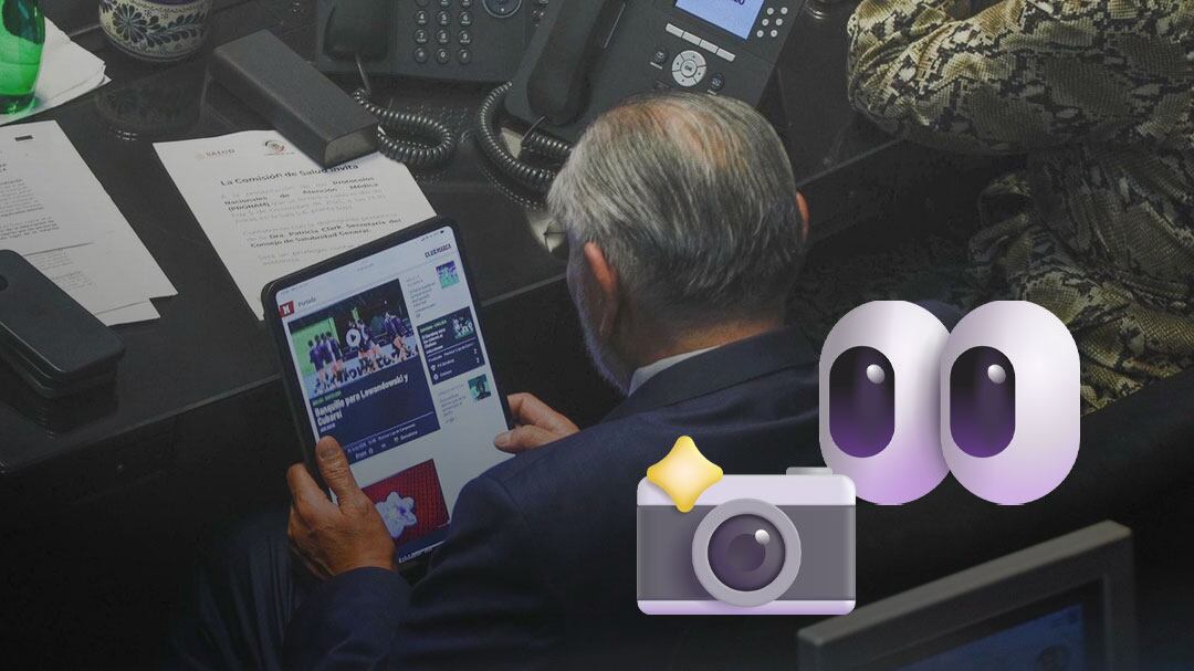 Otra vez: exhiben a Adán Augusto López por distraerse en el Senado