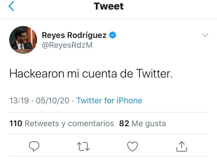 Tuit de magistrado