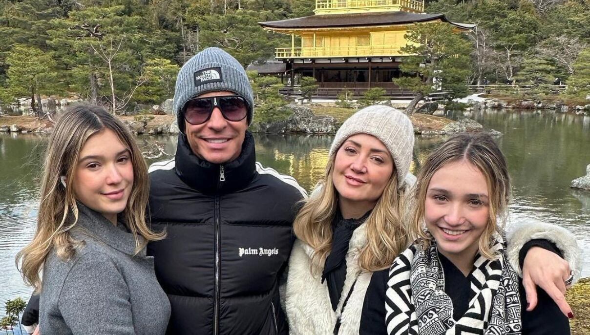 Andrea Legarreta, Erik Rubín e hijas