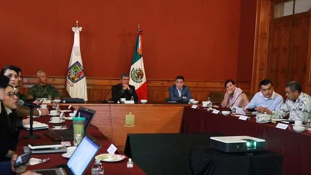 Manuel González Flores presidió la última reunión presencial.