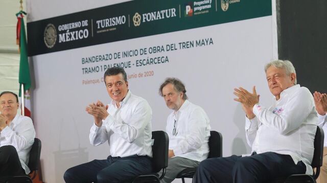 Rutilio Escandón y AMLO
