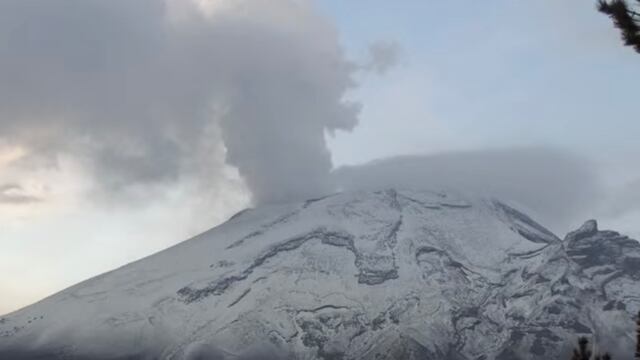 Volcán Popocatépetl el 26 de marzo