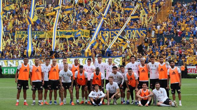 Práctica abierta de Tigres.