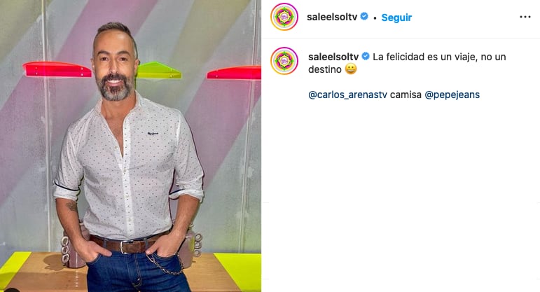 Sale el Sol sobre salida de Carlos Arenas.