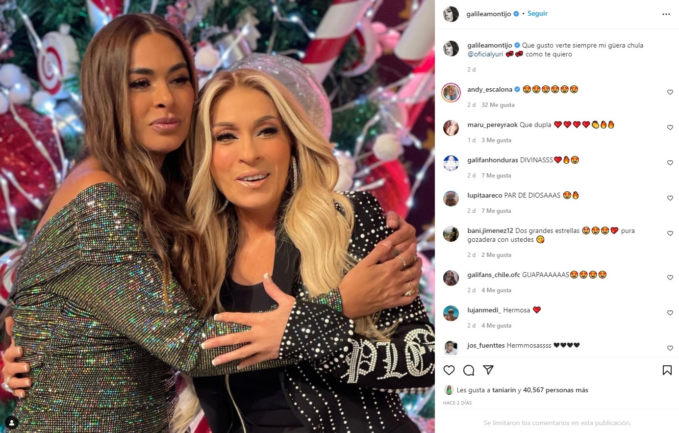 Galilea Montijo muestra su amor por Yuri