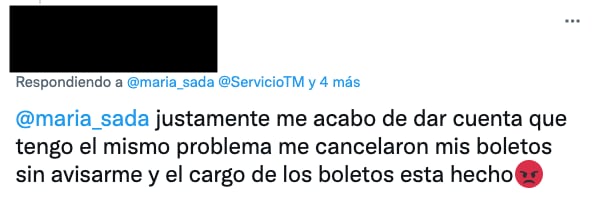 Queja contra Ticketmaster