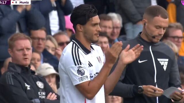 Raúl Jiménez jugó pocos minutos con el Fulham