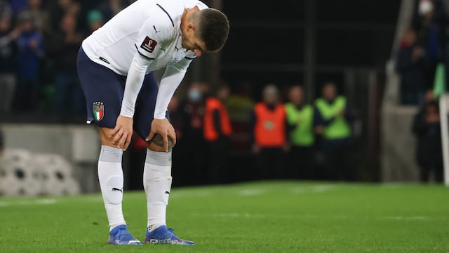 Selección de futbol de Italia jugará el repechaje para el Mundial 2022.