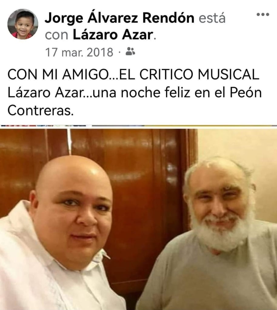 Lázaro Azar y Jorge H. Álvarez Rendón.