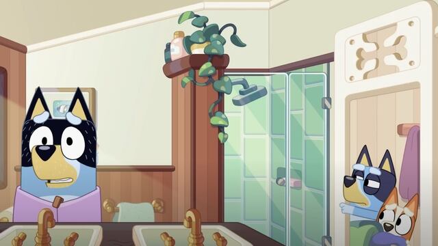 Bluey juega a la peluquería