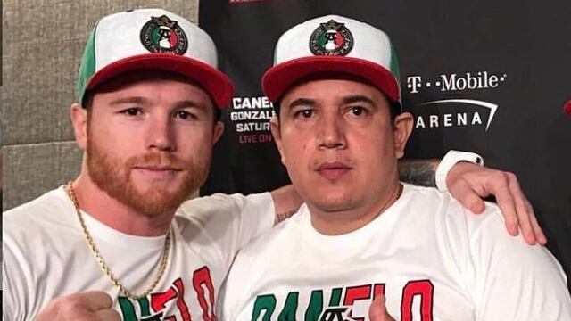 'Canelo' Álvarez y su entrenador Eddy Reynoso